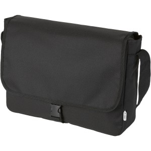 Omaha RPET shoulder bag, Solid black (Shoulder bags)