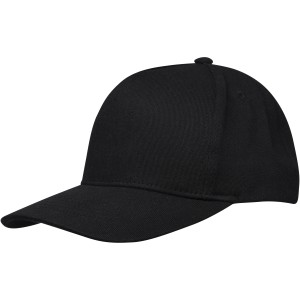 Onyx 5 panel Aware recycled cap, Solid black (Hats)