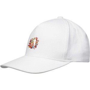 Onyx 5 panel Aware recycled cap, White (Hats)