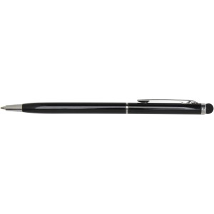 Ore aluminium ballpoint pen with stylus (blue ink), Solid bl (Metallic pen)