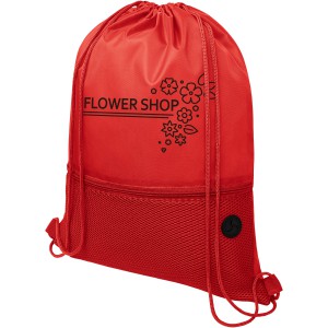 Oriole mesh drawstring backpack, Red (Backpacks)