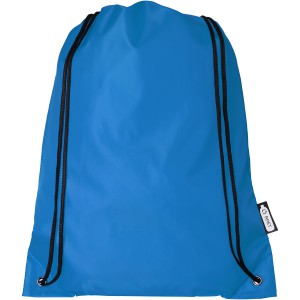 Oriole RPET drawstring backpack 5L, Process blue (Backpacks)