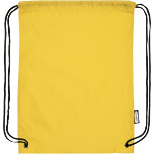 Oriole RPET drawstring backpack 5L, Yellow (Backpacks)