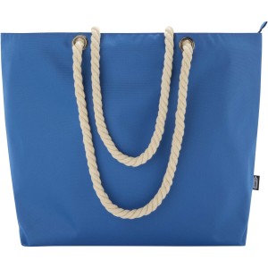 Panama GRS recycled beach cooler tote bag with cord handles, (Cooler bags)