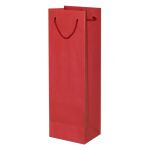 Paperbag with cord handle, red (G1237.5)