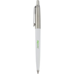 Parker Jotter Recycled ballpoint pen, White (Metallic pen)