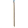 Cay wooden pencil with eraser, Blue