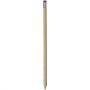 Cay wooden pencil with eraser, Red