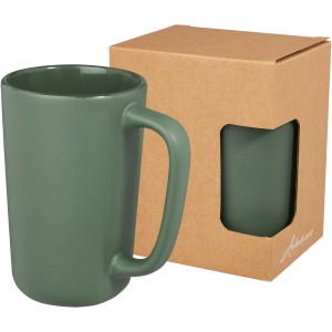 Perk 480 ml ceramic mug, Heather green (Mugs)