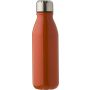 Aluminium drinking bottle Sinclair, orange