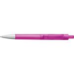 Plastic ballpoint pen, pink (7985-17)