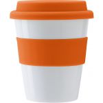 Plastic drinking mug (356ml), orange (3203-07)