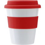 Plastic drinking mug (356ml), red (3203-08)