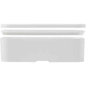 MIYO single layer lunch box, White, Red (Plastic kitchen equipments)