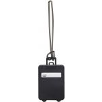 Plastic luggage tag, black (3167-01)
