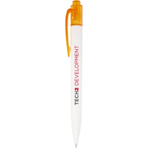 Thalaasa ocean-bound plastic ballpoint pen, Transparent oran (Plastic pen)