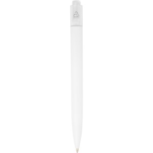 Thalaasa ocean-bound plastic ballpoint pen, Transparent whit (Plastic pen)