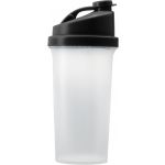Plastic protein shaker (700ml), black (4227-01)