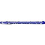 Plastic puzzle ballpoint pen, blue (7973-05)