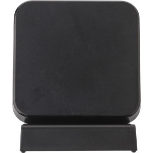 Plastic wireless charger James, black (Powerbanks)