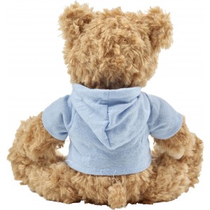 Plush teddy bear Monty, light blue (Games)