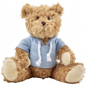 Plush teddy bear Monty, light blue (Games)