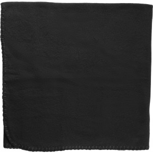 Plush toy bear with fleece blanket Owen, black (Blanket)