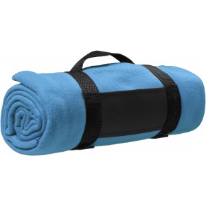 Polar fleece (170-180 gr/m2) blanket Nora, light blue (Blanket)