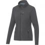 Amber women's GRS recycled full zip fleece jacket, Storm grey