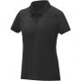 Deimos short sleeve women's cool fit polo, Solid black