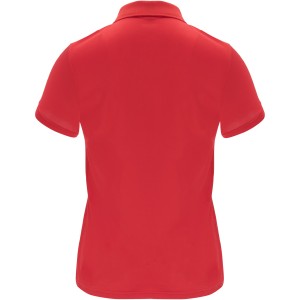 Monzha short sleeve women's sports polo, Red (Polo short, mixed fiber, synthetic)