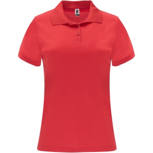 Monzha short sleeve women's sports polo, Red (Polo short, mixed fiber, synthetic)