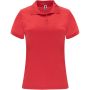 Monzha short sleeve women's sports polo, Red