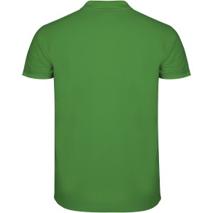 Star short sleeve men's polo, Tropical Green (Polo short, mixed fiber, synthetic)