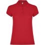 Star short sleeve women's polo, Red