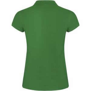 Star short sleeve women's polo, Tropical Green (Polo short, mixed fiber, synthetic)