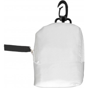 Polyester (190T) shopping bag Miley, white (Shopping bags)