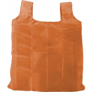 Polyester (190T) shopping bag Vera, orange (Shopping bags)