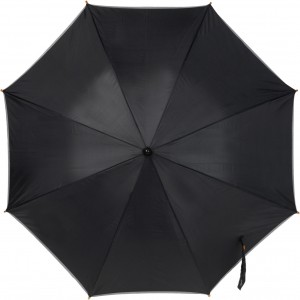 Polyester (190T) umbrella Carice, black (Umbrellas)