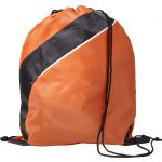 Polyester (210D) drawstring backpack, orange (7639-07)