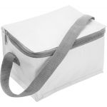 Polyester (420D) cooler bag suitable for six cans, white (3604-02CD)