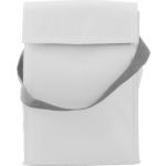 Polyester (420D) cooler/lunch bag Sarah, white (3609-02CD)