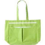 Polyester (600D) bright coloured beach bag., Light green (4345-19)