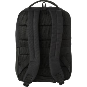 Polyester (600D) laptop backpack Oscar, Black (Backpacks)