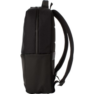 Polyester (600D) laptop backpack Oscar, Black (Backpacks)