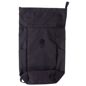 Polyester (600D) rolltop backpack Oberon, Black (Backpacks)