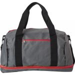 Polyester (600D) sports bag, red (444613-08)