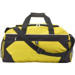 Polyester (600D) sports bag, Yellow (7656-06)