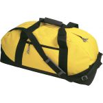 Polyester (600D) sports/travel bag, yellow (5688-06)