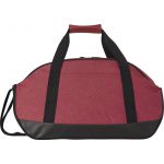 Polyester (600D) two-tone sports bag, red (7950-08)